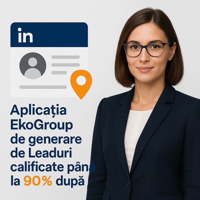 Reducerea Costurilor de Generare Lead-uri B2B: Eduard Petrescu Prezintă Strategia Aplicației Ekogroup de Generare Lead-uri pe LinkedIn