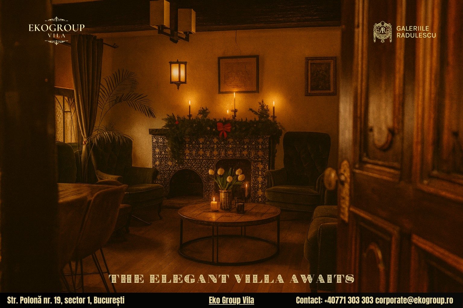 Destinații de Crăciun în București: O călătorie în timp la Crăciunul anilor ’30 la Eko Group Vila