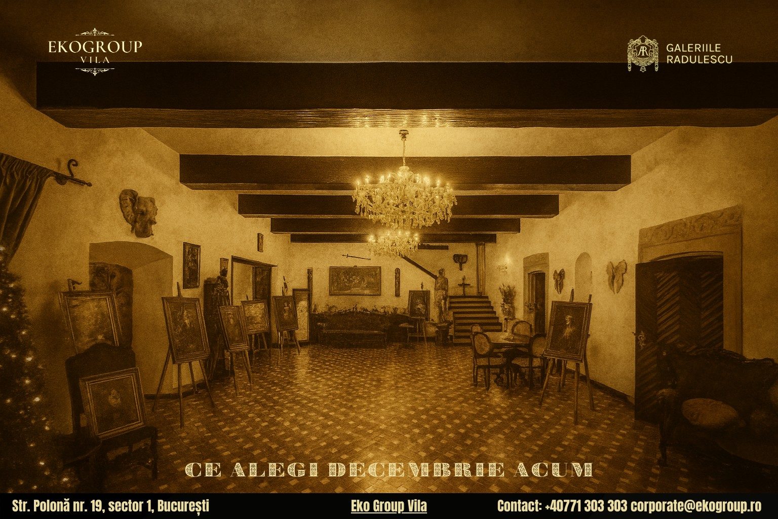 Zile libere decembrie: Experiența magică a Crăciunului anilor ’30 la Eko Group Vila